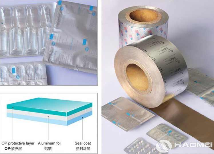 Medicinal aluminum foil